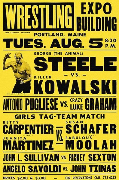 George The Animal Steele Vs Killer Kowalski 1970 S Wrestling