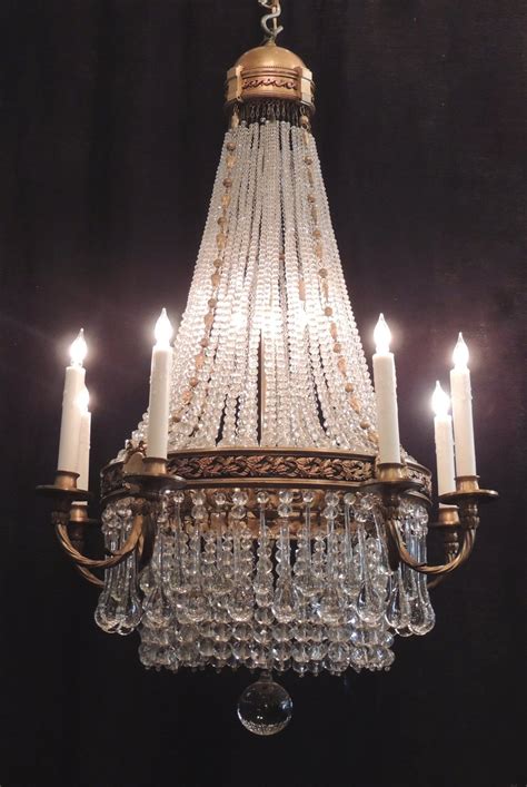 By sherry on july 18, 2018. 20th Century French Empire Style Crystal Chandelier ...