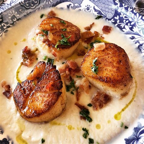 Scallops With Cauliflower Purée Recipe Curious Provence