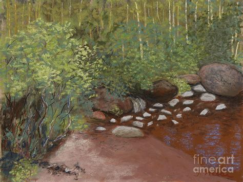 Rocky Mountain Creek Pastel By Ginny Neece Fine Art America