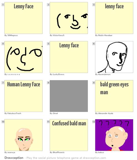 Lenny Face Drawception