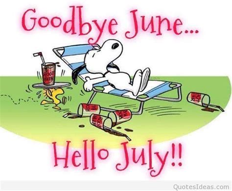 Resting Snoopy Goodbye Junehello July Pictures Photos And