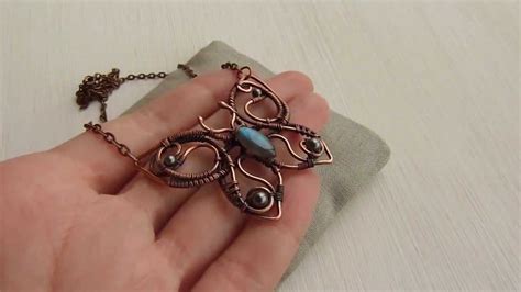 Wire Pendant Butterfly Youtube