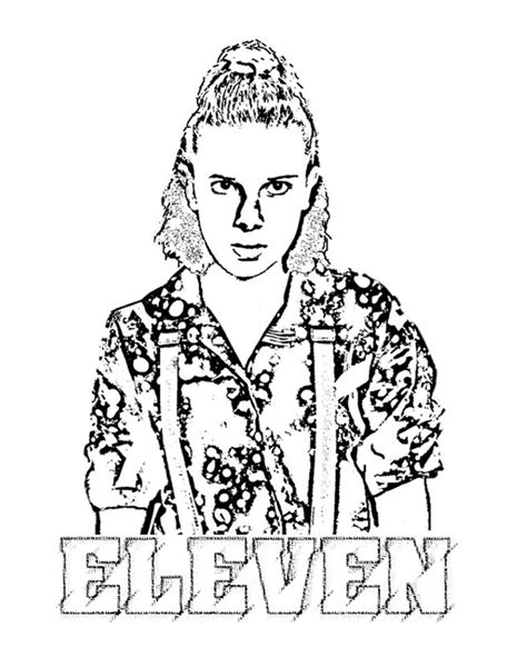 Stranger Things Coloring Pages Drawings