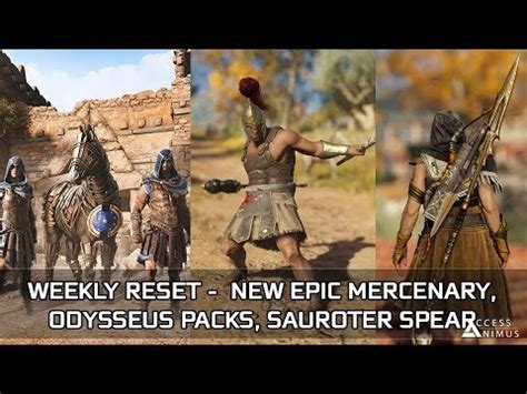 Assassin S Creed Odyssey November Week Reset Epic Mercenary