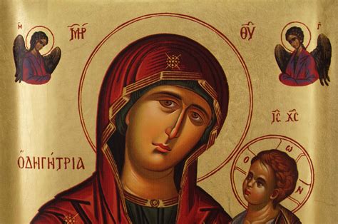 Virgin Mary Hodegetria Icon Orthodox Icons Blessedmart