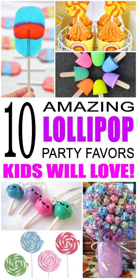 Lollipop Party Favor Ideas