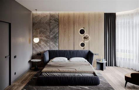 Pechersky Apartment Cgi Visualization Master Bedroom Interior