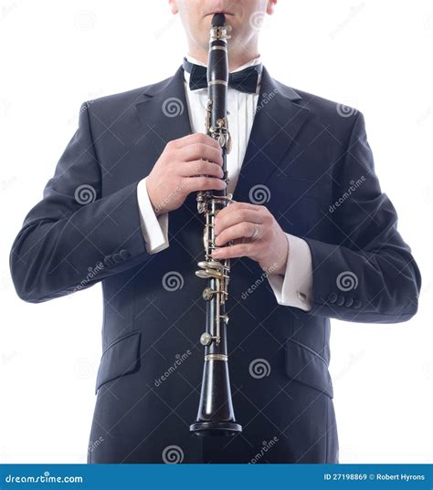 Playing The Clarinet Stock Image Image Of Mouthpiece 27198869