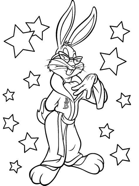 Baby Bugs Bunny And Baby Lola Bunny Coloring Pages