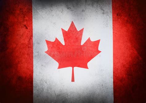 Grunge Canadian Flag Stock Photo Image Of Grungy Flag 250581928