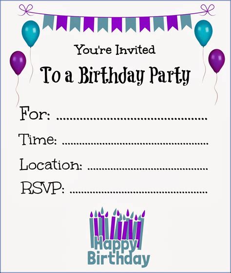 Birthday Invitations Templates Templates 2 Resume Examples