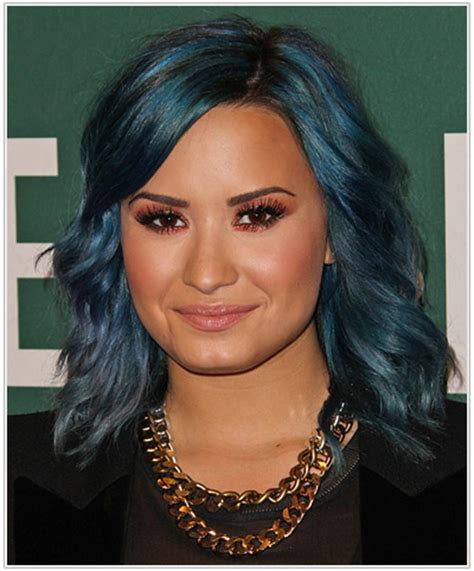 Process at room temperature for 25 to 30 minutes, lifting to a level. Demi Lovato's Jewel Tone Hairstyle and Makeup To Match