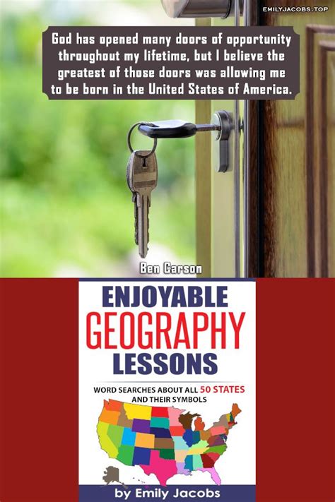 The Land Of Opportunity Geography Lessons Geography 50 States