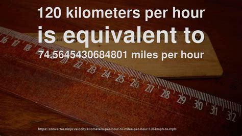 120 Kmhr To Mph How Fast Is 120 Kilometers Per Hour In Miles Per