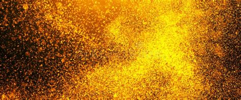 Particles Gold Bokeh Glitter Awards Dust Abstract Background Stock