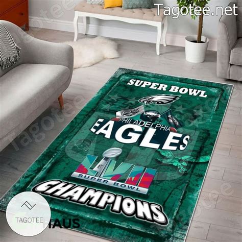 Super Bowl Philadelphia Eagles Rug Tagotee