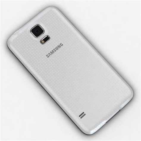 Samsung Galaxy S5 White 3d Model 49 Max C4d Obj Fbx 3ds Free3d