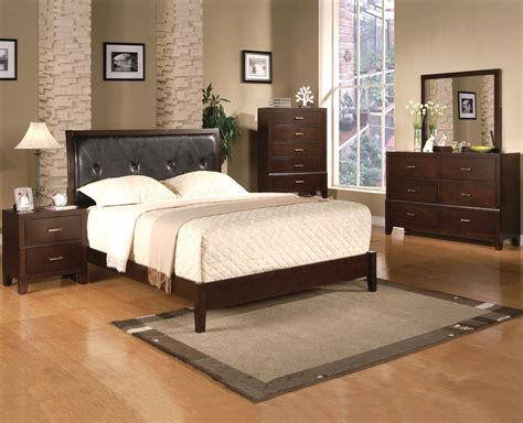 Crown Mark B5500 Farrow Greybrown Finish Solid Wood Queen Size Bedroom Set 5pcs Buy Online On