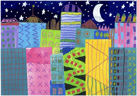 City Skyline Art Projects For Kids