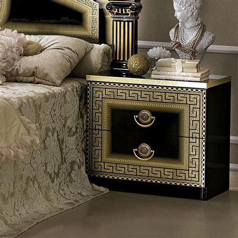 Bedroom white bedroom set best of white bedroom furniture. Aida Panel Bedroom Set (Black And Gold) ESF Furniture ...