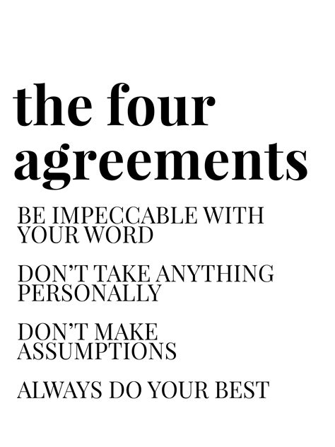 The Four Agreements Four Agreements Quotes The Four Agreements