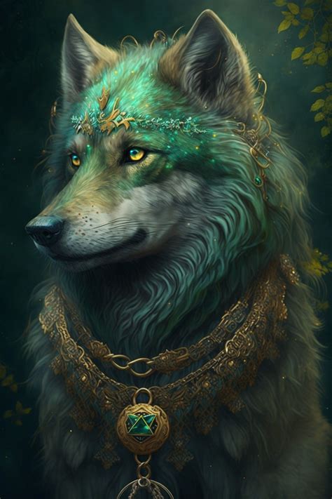 By Midjourney Animal Spirit Guides Wolf Spirit Animal Magical