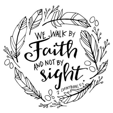 Download 2 corinthians 5 verse 7 with original resolution 1920x1200 px / size 135 kb. We Walk By Faith Handlettered Coloring - Coloring Canvas ...