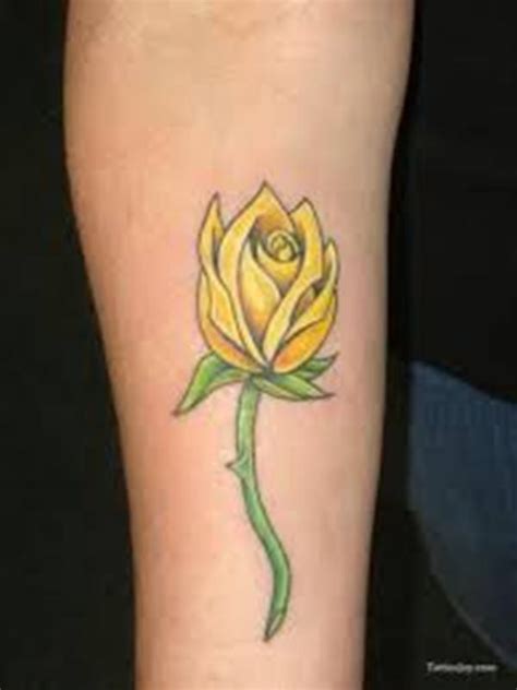 Mallory did my tattoo, and she did a great job. Yellow Rose Tattoos | Judy K. | Pinterest | Yellow roses ...