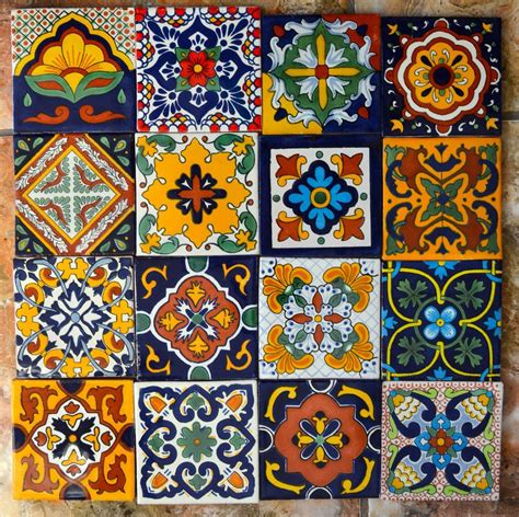 Mexican Talavera Pottery Talavera Tiles Mexican Tiles Boho Tiles