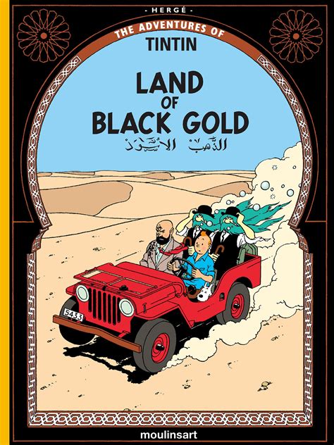 Adventures Of Tintin Graphic Novel Land Of Black Gold Comichub