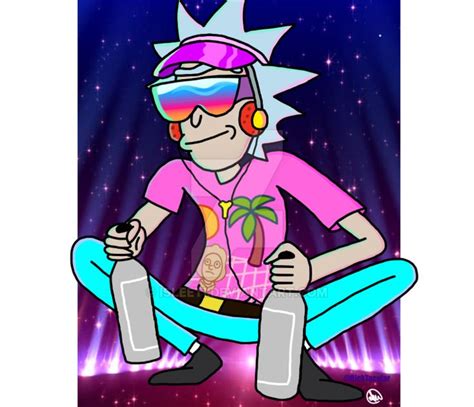 Vaporwave Rick By Isleeti Vaporwave Rick And Morty Morty