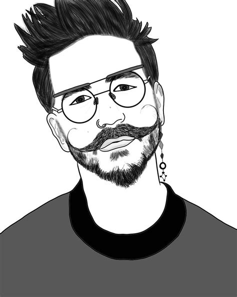 Camilo Echeverry | Male sketch, Instagram, Art