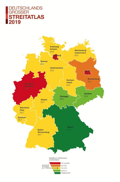 Deutschland is defined as the german name of the country germany. Streitatlas 2019 - Öfter, länger, teurer: Jeder zweite ...
