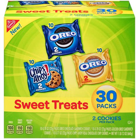 Nabisco Team Favorites Mix Variety Pack With Cookies 30 Count Box