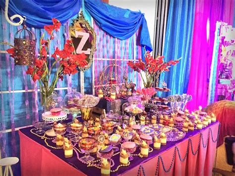 Moroccan lantern is an ideal table centerpiece idea for capturing exotic party atmosphere and turkish, middle eastern and moroccan style feel. Kara's Party Ideas Arabian Nights Birthday Party | Kara's ...