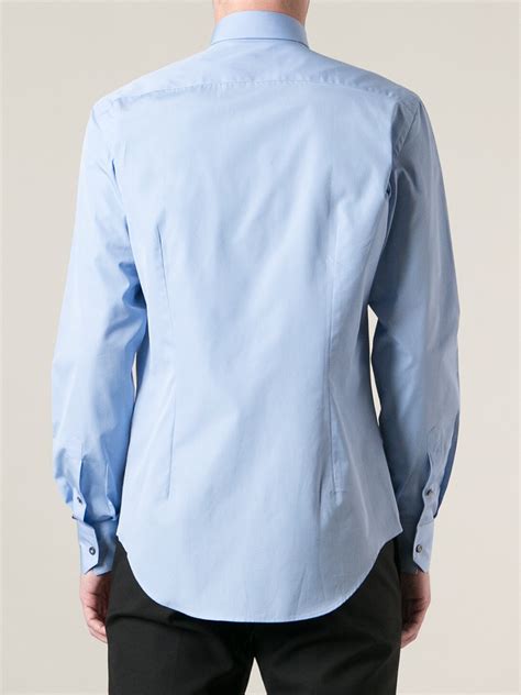 Lanvin Classic Shirt In Blue For Men Lyst