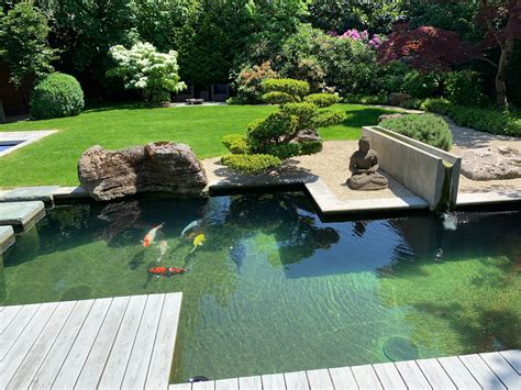 Setup greenhouse covering koi pond | winter pond cover. Koiteiche Bilder