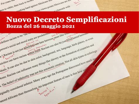 Che cosa c'è nella bozza aggiornata del pnrr (piano nazionale di ripresa e resilienza). Bozza Nuovo DL Semplificazioni: testo del 26 maggio 2021