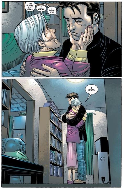 Aunt May And Peter From The Conversation Amazing Spider Man Vol