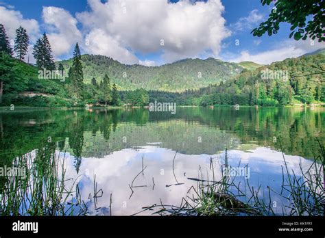 Landscape View Of Karagol Black Lake A Popular Destination For