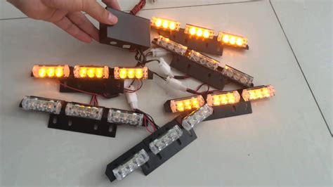 It has no battery and can be used as long as it. 54 LED Car Vehicle Truck Strobe Lights Lightbars Deck Dash ...