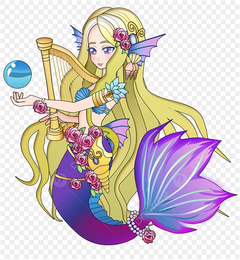 Fantasy Mermaid Hd Transparent Mermaid Cartoon Mermaid Dream Mermaid