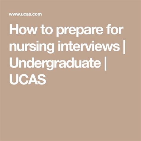 Getting a good night sleep will help you excel in the interview. How to prepare for nursing interviews | Undergraduate ...