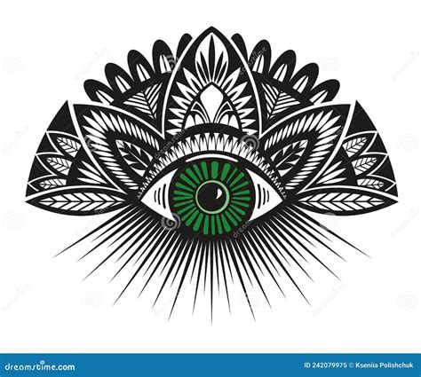 Blackwork Tattoo Flash Eye Of Providence Masonic Symbol All