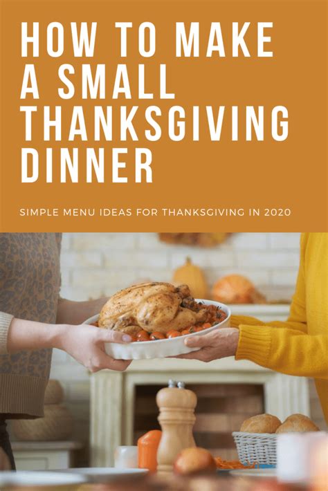 Small Simple Thanksgiving Menu Basic Thanksgiving Menu Cooking