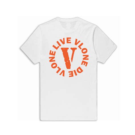 Live Vlone Die Vlone T Shirt In White 2023 Iconic Piece