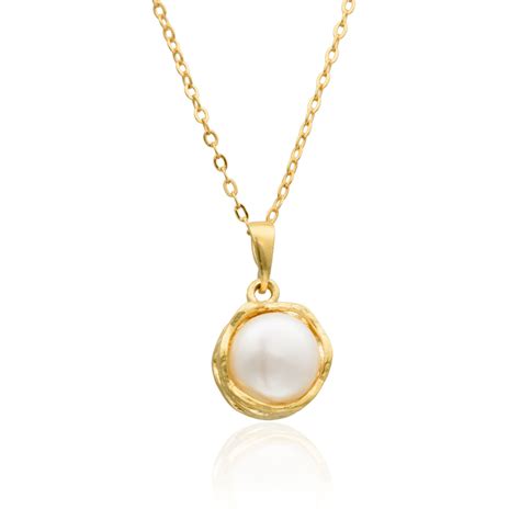 Maybe you would like to learn more about one of these? Pearl necklace GOLD Filled 14K pearl pendant natural pearl