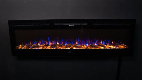 Truflame 2022 New Premium Product 72inch Black Wall Mounted Electric