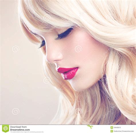 Beautiful Blond Girl Stock Photos Image 34940613
